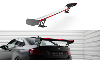Karbonowy Spoiler Z Zewnętrznymi Wspornikami + LED Maxton BMW M2 F87 / 2 / 2 M-Pack F22