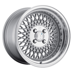 Felga aluminiowa 16" Klutch Wheels SL1 16x8 ET15 4x100 Silver w/ Machined Lip