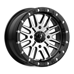Felga aluminiowa 16" MSA Offroad Wheels M37 BRUTE BEADLOCK 16x7 ET10 4x137 Gloss Black Machined
