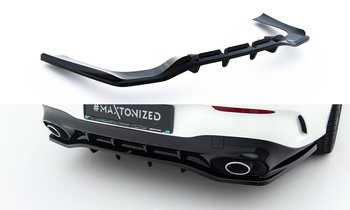 Splitter Tylny (Z Dyfuzorem) Maxton Mercedes-AMG CLA 35  / 45  Coupe / Shooting Brake C118 Facelift / X118 Facelift