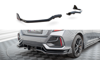 Splitter Tylny V.1 (Z Dyfuzorem) + Flaps Maxton Honda Civic Sport Mk 10 Facelift