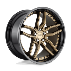 Felga aluminiowa 20" Niche Methos 20x9 ET38 5x112 Matte Bronze Black Bead Ring