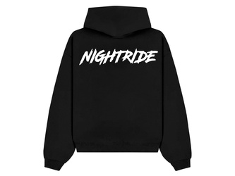 Bluza z kapturem Nightride CLASSIC BLACK HOODIE - XL