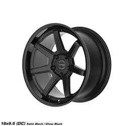Felga aluminiowa 18" Strom DS-15 18x9,5 ET30 5x114.3 Gloss Black / Satin Black Face