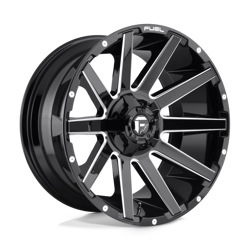 Felga aluminiowa 20" Fuel Contra 20x9 ET1 8x170 Gloss Black Milled