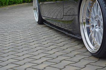 Dokładki progów Maxton BMW 3 E92 M-Pack Polift (czarny połysk)