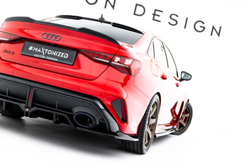 Splitter Tylny (Z Dyfuzorem) V.1 Maxton Audi RS3 Sedan 8Y Facelift