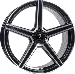 Felga aluminiowa 21" mbDESIGN KV1S DC 21x11,5 ET45 5x130 Czarny połysk polerowany