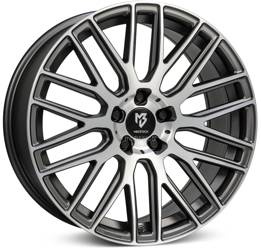 Felga aluminiowa 22" mbDESIGN KV4 22x10 ET30 5x120 Szary matt polerowany
