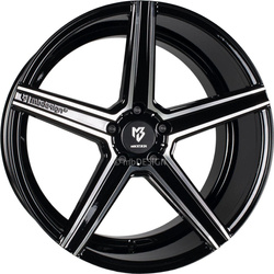 Felga aluminiowa 19" mbDESIGN KV1 DC 19x9,5 ET20 5x120 Czarny połysk polerowany
