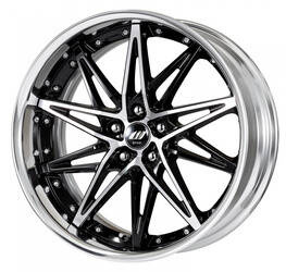 Felga aluminiowa Work Wheels SCHWERT SG1 18" Black Cut Clear(BP)