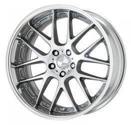 Felga aluminiowa Work Wheels LANVEC LM7 21" STEP RIM GR Silver Cut Clear(GRP)