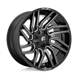 Felga aluminiowa 22" Fuel Typhoon 22x10 ET-18 8x180 Gloss Black Milled