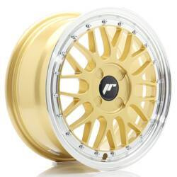 Felga aluminiowa 16" Japan Racing JR23 16x7 ET20-45 4H BLANK Gold w/Machined Lip