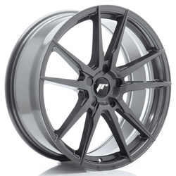 Felga aluminiowa 20" Japan Racing JR21 20x8 ET20-40 5H BLANK Hyper Gray