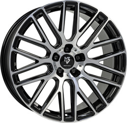 Felga aluminiowa 19" mbDESIGN KV4 19x8,5 ET35 5x112 Czarny połysk polerowany