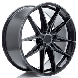 Felga aluminiowa 21" Japan Racing JR44 21x9 ET20-40 5H BLANK Black Machined w/Tinted Face