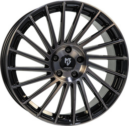 Felga aluminiowa 18" mbDESIGN VR3 18x7,5 ET38 4x100 Czarny połysk polerowany dymiony