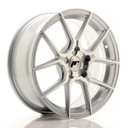 Felga aluminiowa 17" Japan Racing JR30 17x7 ET20-40 5H BLANK Silver MachinedFace