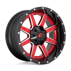 Felga aluminiowa 22" Fuel D250 MAVERICK 22x12 ET-44 8x180 Gloss Red