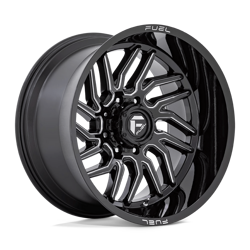 Felga aluminiowa 20" Fuel D807 HURRICANE 20x10 ET-18 5x127 Gloss Black Milled