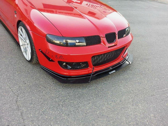 Splitter przedni Maxton hybrydowy Seat Leon MK1 Cupra (czarny połysk)