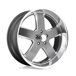 Felga aluminiowa 20" US Mag Hustler 20x9,5 ET1 5x120,65 Matte Gun Metal