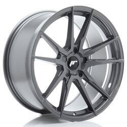 Felga aluminiowa 20" Japan Racing JR21 20x10 ET20-48 5H BLANK Hyper Gray