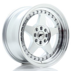 Felga aluminiowa 16" Japan Racing JR6 16x8 ET25 4x100/108 Silver Machined Face