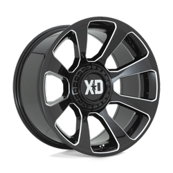 Felga aluminiowa 20" XD Reactor 20x9 ET18 6x135/139,7 Gloss Black Milled