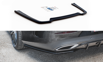 Splitter tylny środkowy Maxton Mercedes-Benz CLS AMG-Line C257 (czarny połysk)