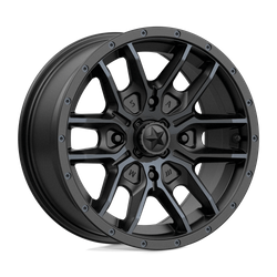 Felga aluminiowa 15" MSA Offroad Wheels M43 FANG 15x7 ET10 4x156 Satin Black