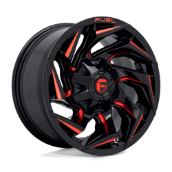 Felga aluminiowa 17" Fuel Reaction 17x9 ET1 5x114,3/127 Gloss Black Milled With Red Tint