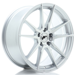 Felga aluminiowa 18" Japan Racing JR21 18x8 ET40 5x112 Silver Machined Face