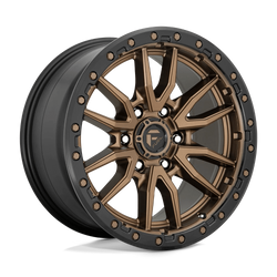 Felga aluminiowa 18" Fuel D681 REBEL 18x9 ET1 6x114,3 Matte Bronze Black Bead Ring