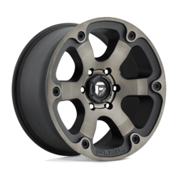 Felga aluminiowa 17" Fuel Beast 17x9 ET20 6x139,7 Matte Black Double Dark Tint