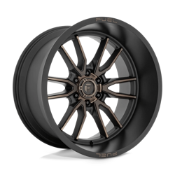 Felga aluminiowa 22" Fuel Clash 22x12 ET-44 6x135 Matte Black Double Dark Tint