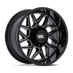 Felga aluminiowa 20" Moto Metal MO812 TURBINE 20x9 ET20 5x127 Gloss Black Milled