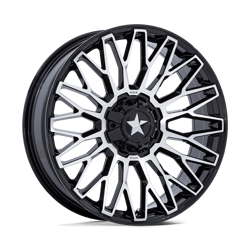 Felga aluminiowa 15" MSA Offroad Wheels M50 CLUBBER 15x7 ET10 4x156/137 Gloss Black Machined