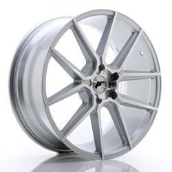 Felga aluminiowa 21" Japan Racing JR30 21x9 ET20-40 5H BLANK Silver MachinedFace