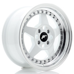 Felga aluminiowa 15" Japan Racing JR6 15x7 ET35 4x100 White w/Machined Lip