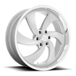 Felga aluminiowa 24" US Mag Desperado 24x9 ET25 6x139,7 Silver Brushed Face Milled Diamond Cut Milled