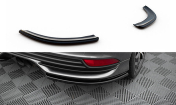 Splittery tylne boczne Maxton Ford Focus ST MK3 FL (czarny połysk)