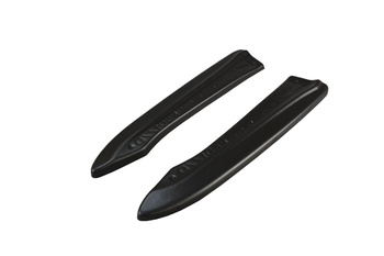 Splittery tylne boczne Maxton Audi RS6 C6 Avant (czarny połysk)