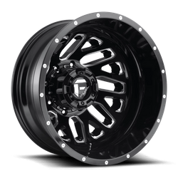 Felga aluminiowa 20" Fuel Triton 20x8,25 ET-240 8x165,1 Gloss Black Milled