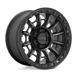 Felga aluminiowa 17" KMC Carnage 17x9 ET0 6x135 Satin Black With Gray Tint