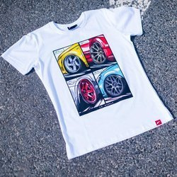 JR Men's T-Shirt MIX White Size L