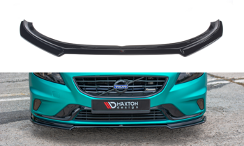 Splitter przedni Maxton Volvo V40 R-Design (czarny połysk)