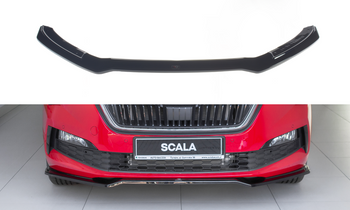 Splitter przedni Maxton V2 Skoda Scala (czarny połysk)