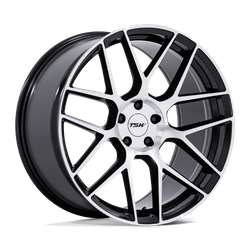 Felga aluminiowa 17" TSW TW002 LASARTHE 17x8 ET40 5x114,3 Gloss Black Machined